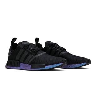 NEW MENS ADIDAS NMD R1 METALLIC BLUE BOOST BLACK